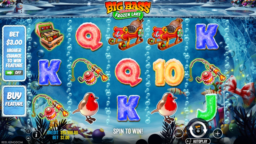 Big Bass Christmas Frozen Lake - Base Game